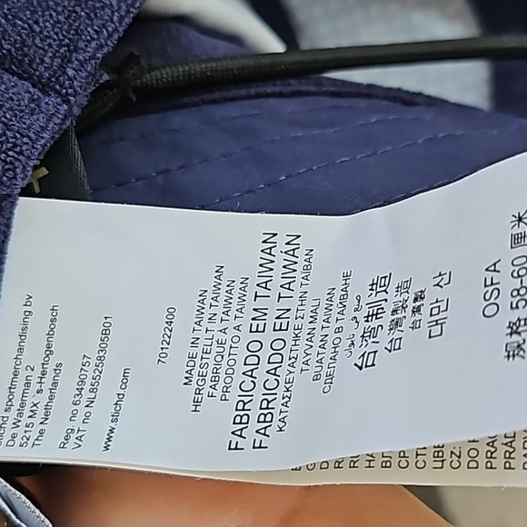 New w tags MERCEDES F-1 team LOGO KONNICHIWA BUCKLE HAT blue white OS - Picture 9 of 9